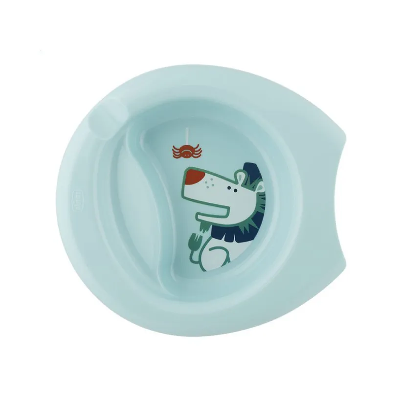 Diep bord met rand 6M+ - Blauw