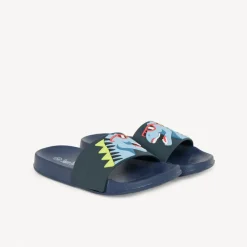Dinosaurus slippers jongens met bandje volgens maat