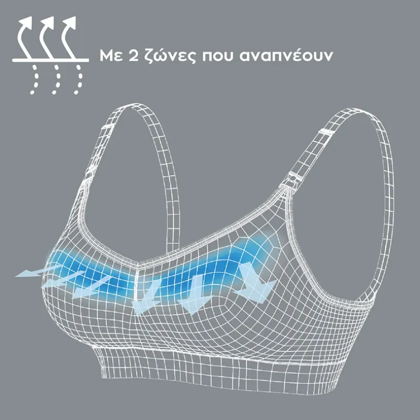Divers verzorging mama voedingsbh Keep Cool wit XXL