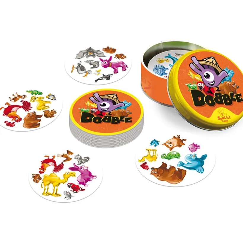 Dobble dieren kaartspel blister eco