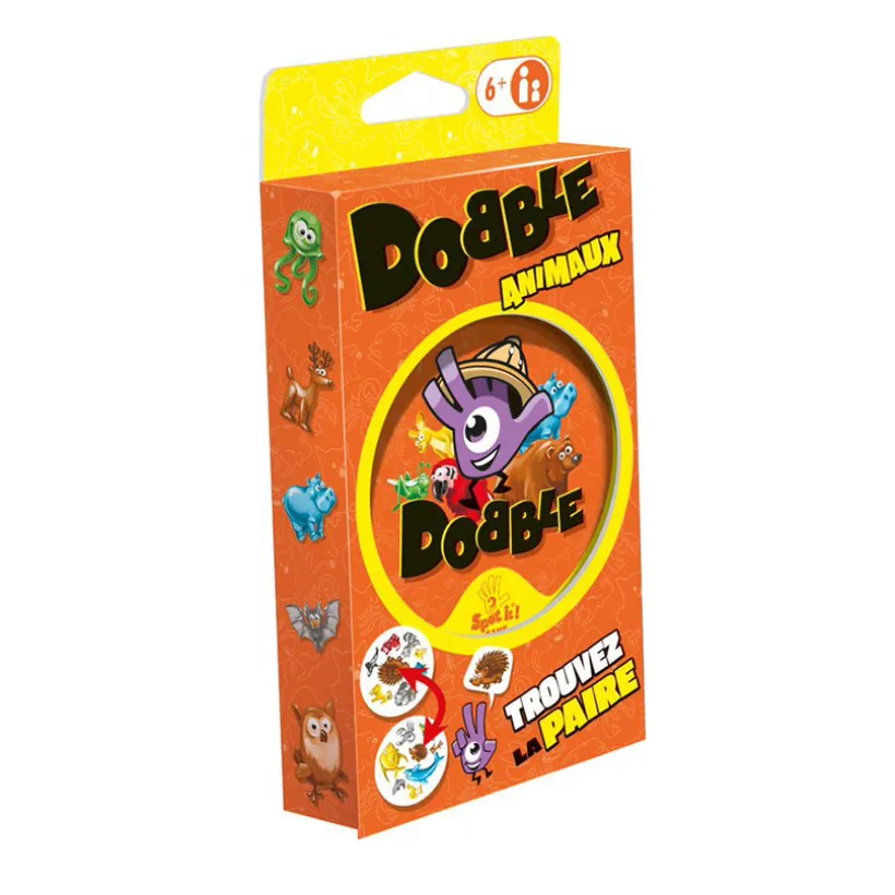 Dobble dieren kaartspel blister eco
