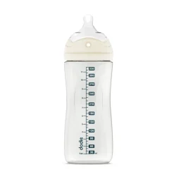 Dodie antikoliekzuigfles met multi-gat speen doorstroom 3, 330 ml, blauw