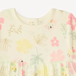 Dons-bien 2-in-1 met tuniek effect, gedessineerd met een schattige koala meisjes.