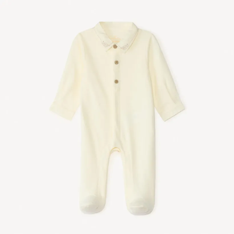 Dons-bien met lange mouwen en polo kraag voor babyjongen