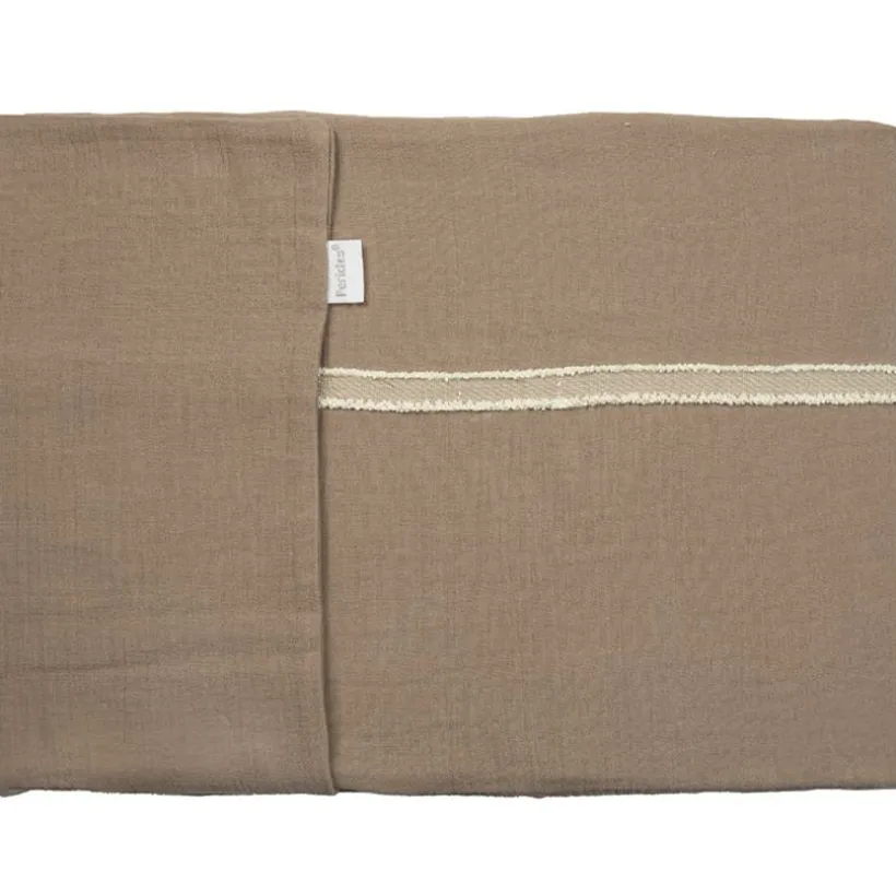Donsdekenovertrek + kussensloop 120x60cm/140x70cm Chocolate