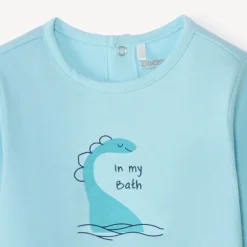 Dons goed in bedrukt jersey voor babyjongen