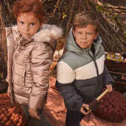 Donsjas Grand Froid met afneembare namaakbont meisjes