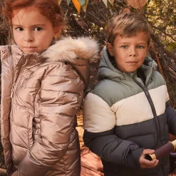 Donsjas Grand Froid met afneembare namaakbont meisjes