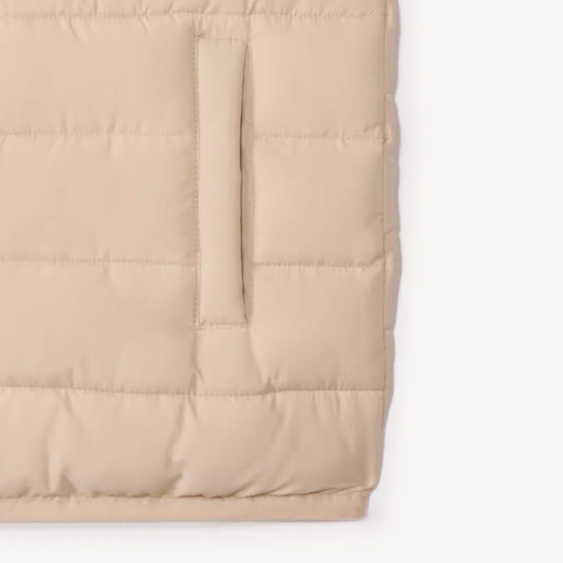 donsjas mouwloos, effen, jongens