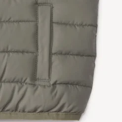 Donsjas zonder mouwen, effen kleur, voor babyjongens