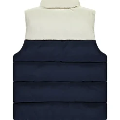 Donsjas zonder mouwen met colour block effect voor jongen
