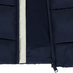 Donsjas zonder mouwen met colour block effect voor jongen