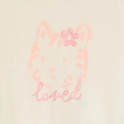 Dors-bien jersey met fantasiedruk meisjes baby