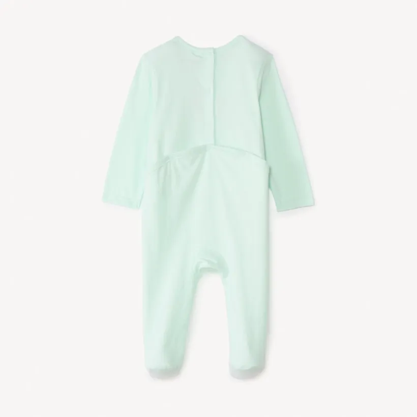 Dors-bien jersey met fantasiedruk meisjes baby