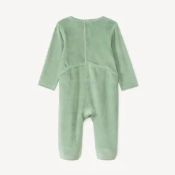 Dors-bien voor babyjongens in schattige fluwelen print.