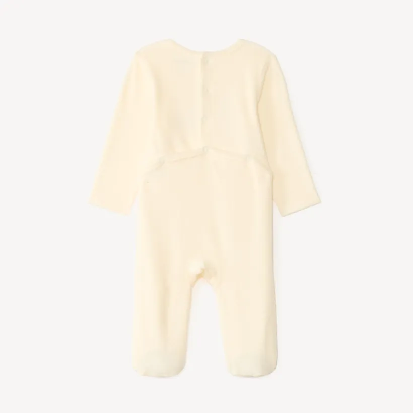 Dors-bien voor babyjongens in schattige fluwelen print.