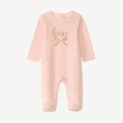 Dors-bien voor babymeisjes in schattige veloursprint