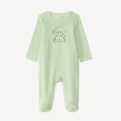 Dors-bien voor babymeisjes in schattige veloursprint