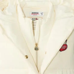 Doudoune meisje zonder mouwen met capuchon en Hello Kitty patch