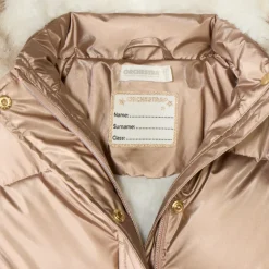 Doudoune voor meisjes met een schapenwoolvoering en capuchon voor extreem koude temperaturen.
