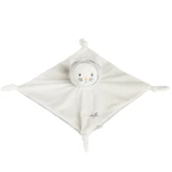 Doudou plat van velours kat