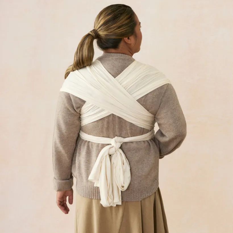 Draagdoek Aura Knit Cream