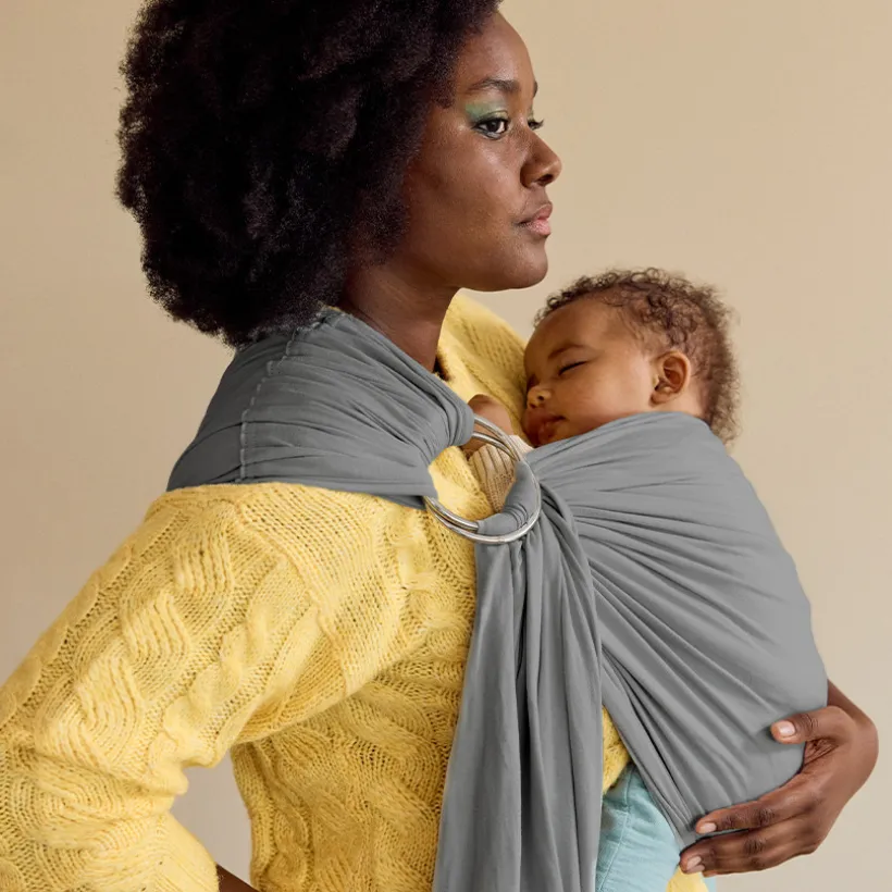 Draagdoek sling Luna grijs