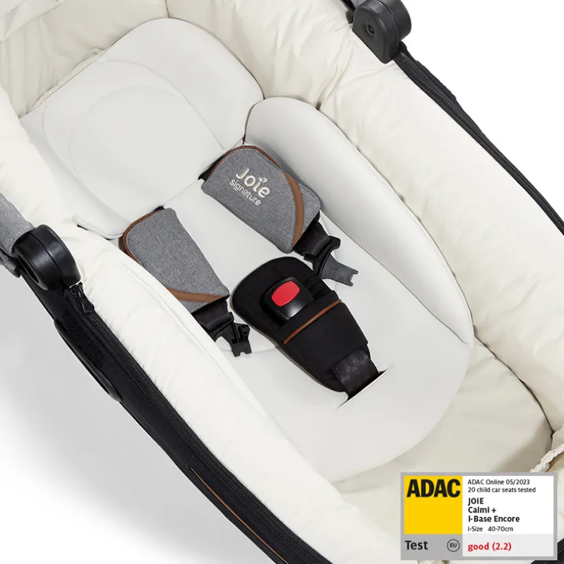 Draagmand Calmi R129 Carbon voor kinderwagen en auto met i-Size norm ECE R129