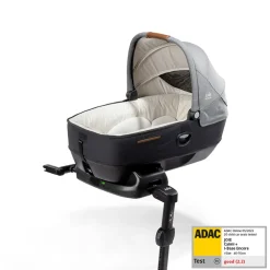 Draagmand Calmi R129 Carbon voor kinderwagen en auto met i-Size norm ECE R129