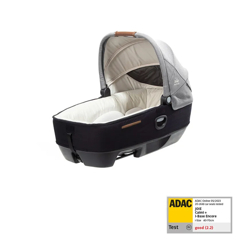 Draagmand Calmi R129 Carbon voor kinderwagen en auto met i-Size norm ECE R129