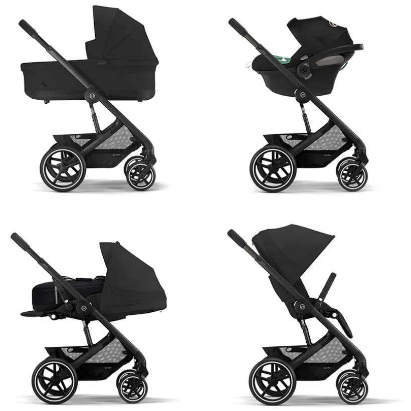 Draagmand Cot S Lux Balios 2023 Moon Black