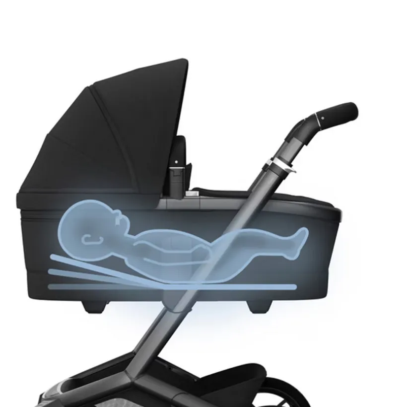 Draagmand kinderwagen Fame Twillic Black