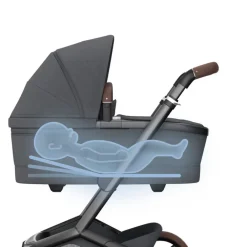 Draagmand kinderwagen Fame Twillic Graphite