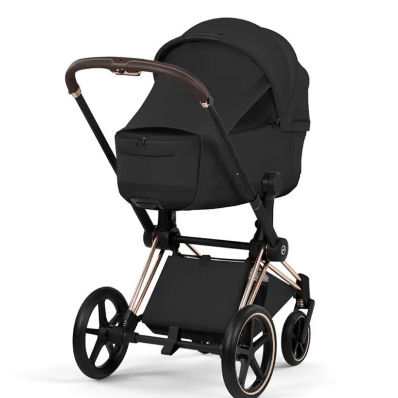 Draagmand opvouwbaar Luxe Priam Style Collectie Sepia Black