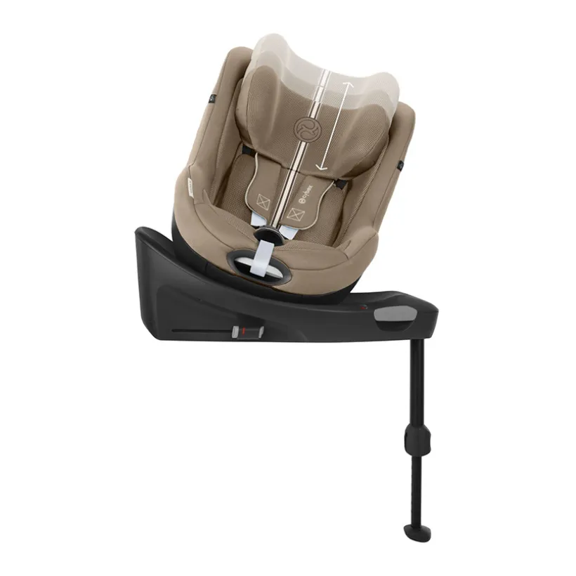 Draaibare i-Size-autostoel Sirona Gi Plus-stof almond beige