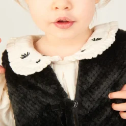 Drie-delige set met tetra tuniek voor babymeisje