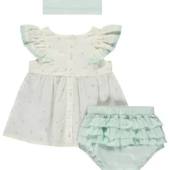 Drie-delige set tuniek + bloomer + hoofdband voor meisjes