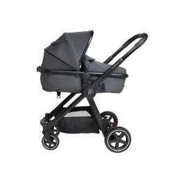Drie-in-één combi kinderwagen Sienna + i-Prim autostoel grijs gemêleerd