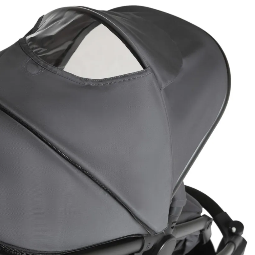 Drie-in-één combi kinderwagen Sienna + i-Prim autostoel grijs gemêleerd