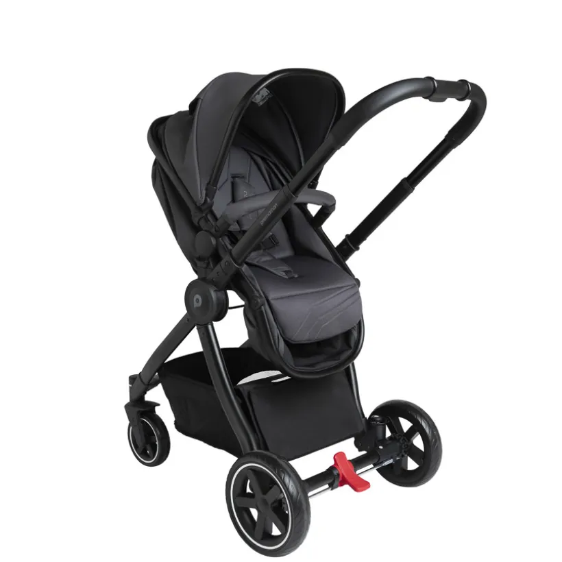 Drie-in-één combi kinderwagen Sienna + i-Prim autostoel grijs gemêleerd