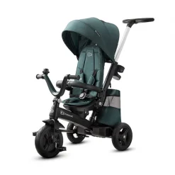 Driewieler EasyTwist met 360° draaistoel en verstelbare telescopische duwstang – groen