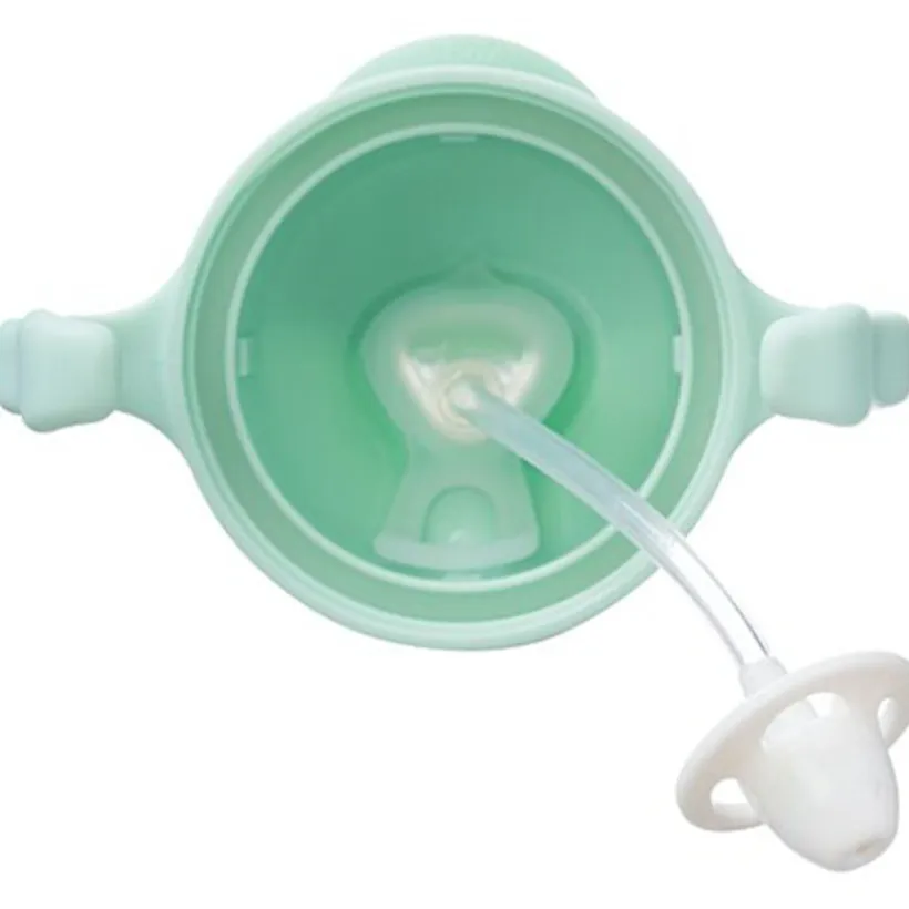 Drinkbeker Sippy met innovatief strootje 240ml Pistachio 6m+