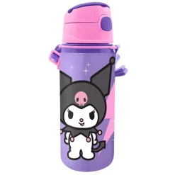 Drinkfles Aluminium met draagriem 600ml Hello Kitty Kuromi