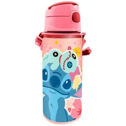 Drinkfles Aluminium met draagriem 600ml Stitch