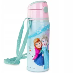 Drinkfles Aluminium met draagriem 600ml Frozen