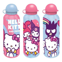 Drinkfles Aluminium 500ml Hello Kitty & Friends Ass.