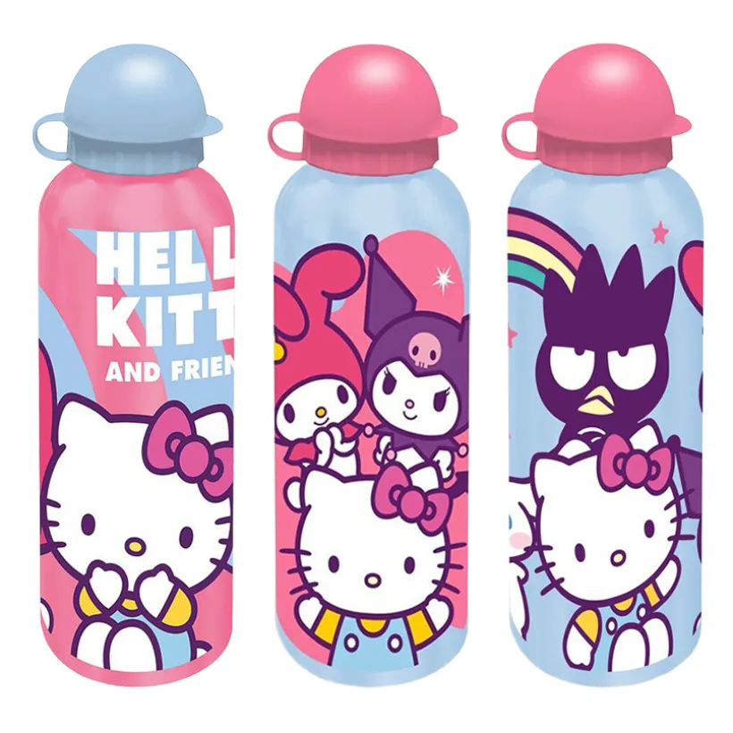 Drinkfles Aluminium 500ml Hello Kitty & Friends Ass.