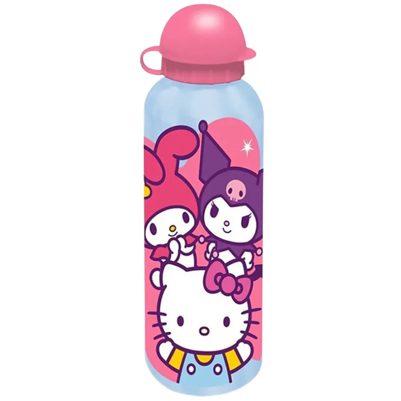 Drinkfles Aluminium 500ml Hello Kitty & Friends Ass.