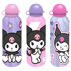 Drinkfles Aluminium 500ml Hello Kitty Kuromi Ass.