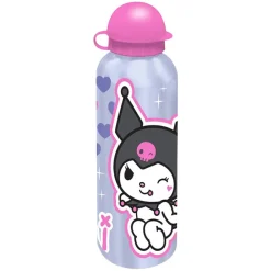 Drinkfles Aluminium 500ml Hello Kitty Kuromi Ass.